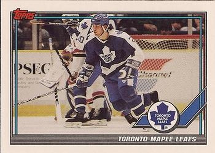 #123 Toronto Maple Leafs - Toronto Maple Leafs - 1991-92 Topps Hockey