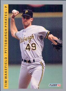 #123 Tim Wakefield - Pittsburgh Pirates - 1993 Fleer Baseball