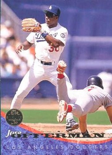 #123 Jose Offerman - Los Angeles Dodgers - 1994 Leaf Baseball