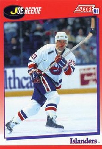 #123 Joe Reekie - New York Islanders - 1991-92 Score Canadian Bilingual Hockey