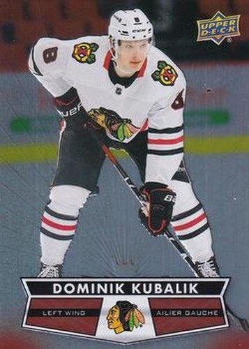 #123 Dominik Kubalik - Chicago Blackhawks - 2021-22 Upper Deck Tim Hortons Hockey