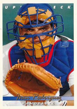 #123 Ivan Rodriguez - Texas Rangers - 1993 Upper Deck Baseball