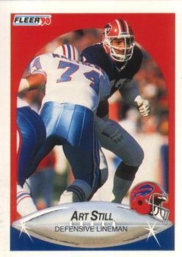 #123 Art Still - Buffalo Bills - 1990 Fleer Football