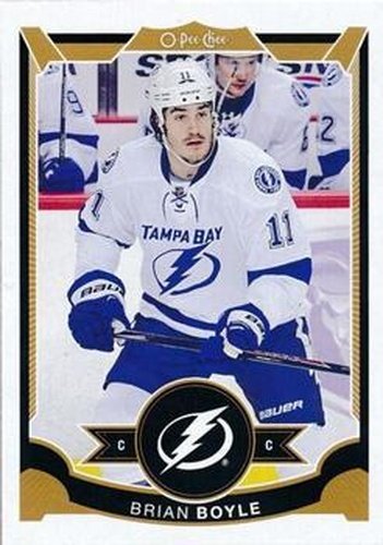 #123 Brian Boyle - Tampa Bay Lightning - 2015-16 O-Pee-Chee Hockey