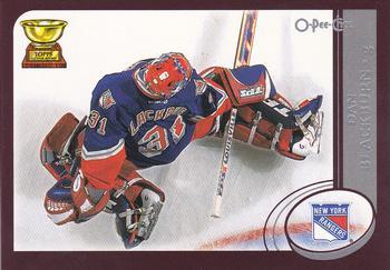 #123 Dan Blackburn - New York Rangers - 2002-03 O-Pee-Chee Hockey