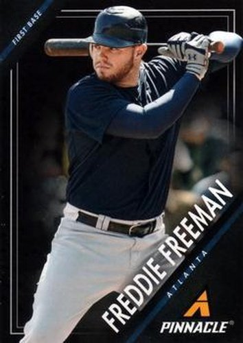 #123 Freddie Freeman - Atlanta Braves - 2013 Pinnacle Baseball