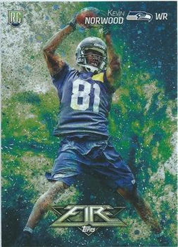 #123 Kevin Norwood - Seattle Seahawks - 2014 Topps Fire Football