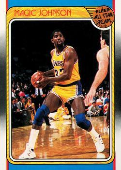 #123 Magic Johnson - Los Angeles Lakers - 1988-89 Fleer Basketball