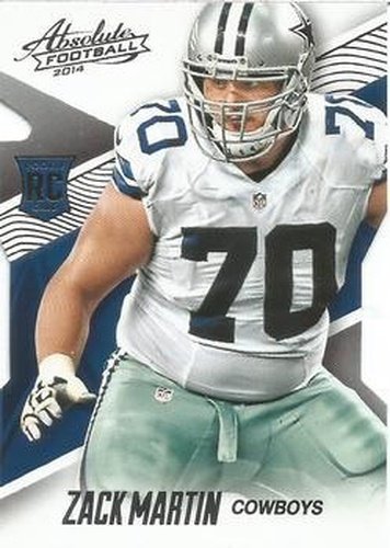 #123 Zack Martin - Dallas Cowboys - 2014 Panini Absolute - Retail Football