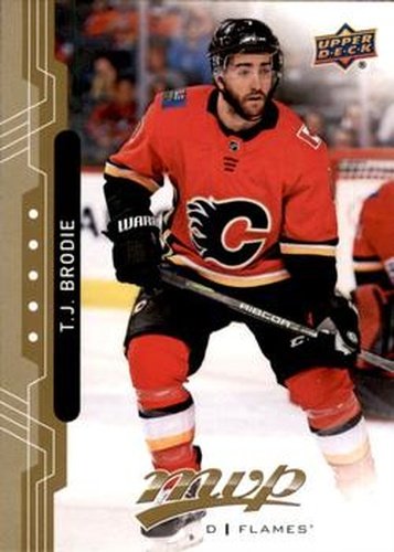 #123 T.J. Brodie - Calgary Flames - 2018-19 Upper Deck MVP Hockey