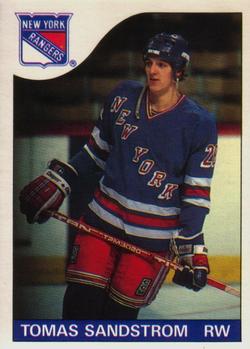#123 Tomas Sandstrom - New York Rangers - 1985-86 O-Pee-Chee Hockey