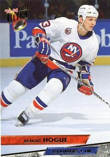 #123 Benoit Hogue - New York Islanders - 1993-94 Ultra Hockey