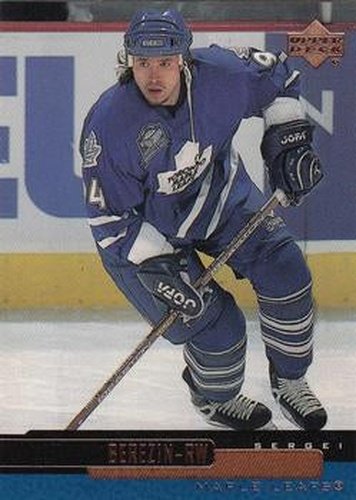 #123 Sergei Berezin - Toronto Maple Leafs - 1999-00 Upper Deck Hockey