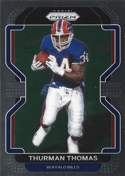 #123 Thurman Thomas - Buffalo Bills - 2021 Panini Prizm Football