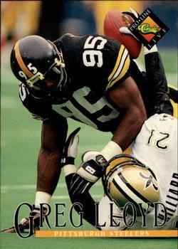 #123 Greg Lloyd - Pittsburgh Steelers - 1994 Pro Line Live Football