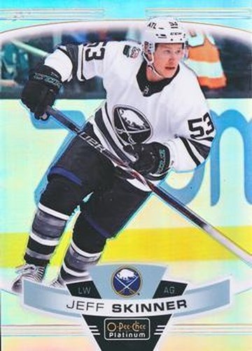 #123b Jeff Skinner - Buffalo Sabres - 2019-20 O-Pee-Chee Platinum Hockey
