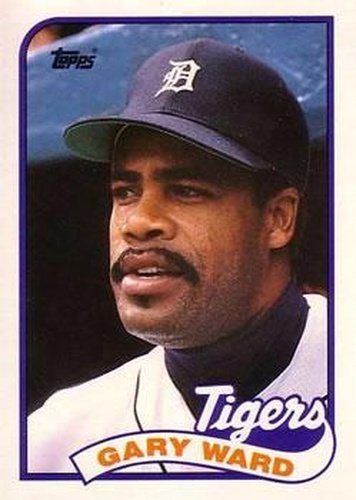 #124T Gary Ward - Detroit Tigers - 1989 Topps Traded Baseball