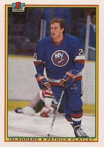 #124 Patrick Flatley - New York Islanders - 1990-91 Bowman Hockey