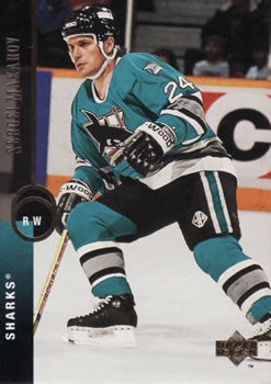 #124 Sergei Makarov - San Jose Sharks - 1994-95 Upper Deck Hockey