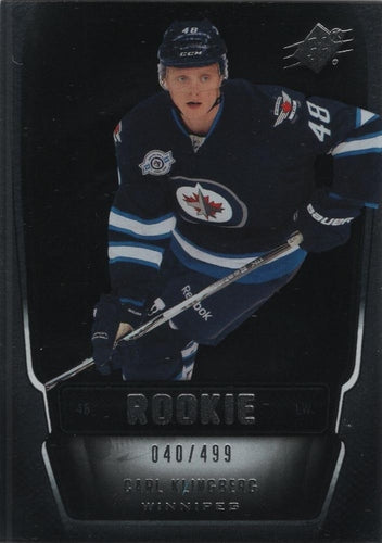 #124 Carl Klingberg - Winnipeg Jets - 2011-12 SPx Hockey