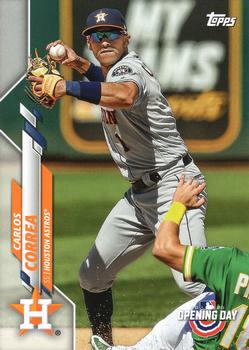 #124 Carlos Correa - Houston Astros - 2020 Topps Opening Day Baseball