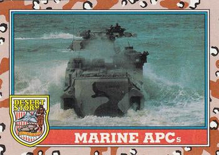 #124 Marine APC - 1991 Topps Desert Storm
