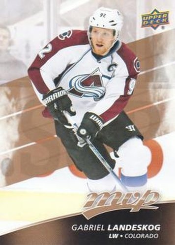 #124 Gabriel Landeskog - Colorado Avalanche - 2017-18 Upper Deck MVP Hockey