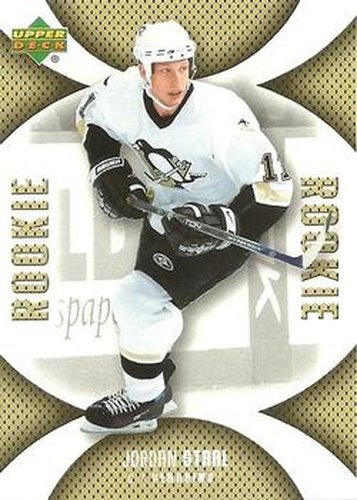 #124 Jordan Staal - Pittsburgh Penguins - 2006-07 Upper Deck Mini Jersey Hockey