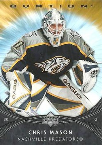 #124 Chris Mason - Chris Mason - 2007-08 Upper Deck Ovation Hockey