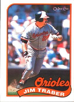 #124 Jim Traber - Baltimore Orioles - 1989 O-Pee-Chee Baseball
