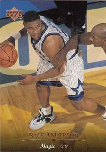 #124 Nick Anderson - Orlando Magic - 1995-96 Upper Deck Basketball