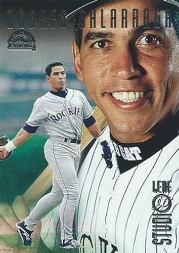 #124 Andres Galarraga - Colorado Rockies - 1996 Studio Baseball