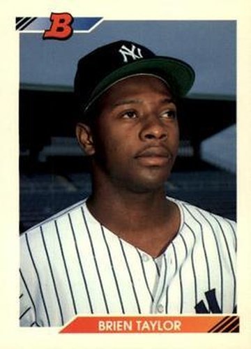 #124 Brien Taylor - New York Yankees - 1992 Bowman Baseball