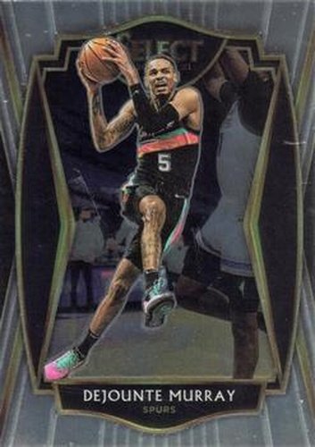 #124 Dejounte Murray - San Antonio Spurs - 2020-21 Panini Select Basketball