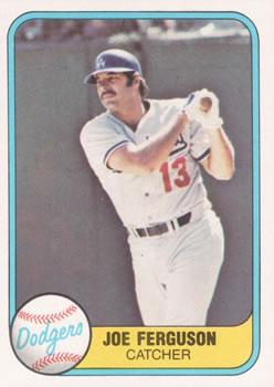 #124 Joe Ferguson - Los Angeles Dodgers - 1981 Fleer Baseball