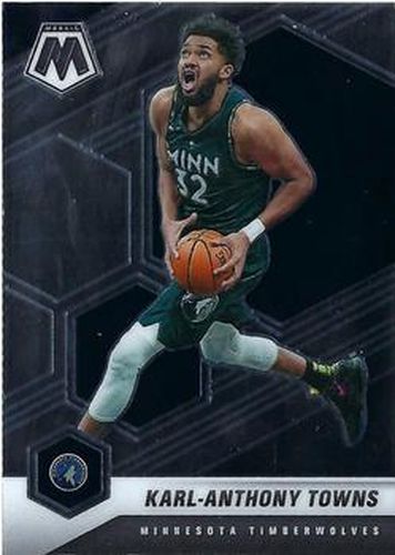 #124 Karl-Anthony Towns - Minnesota Timberwolves - 2020-21 Panini Mosaic Basketball