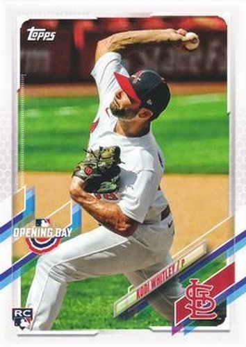 #124 Kodi Whitley - St. Louis Cardinals - 2021 Topps Opening Day Baseball
