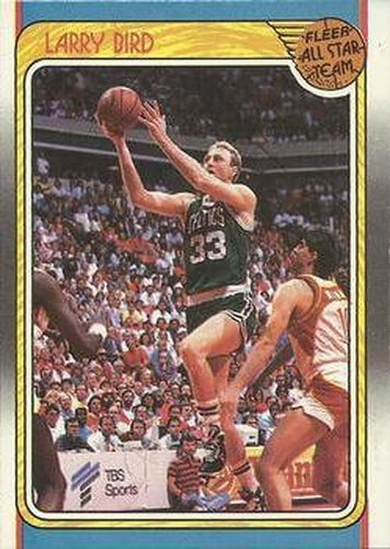 #124 Larry Bird - Boston Celtics - 1988-89 Fleer Basketball