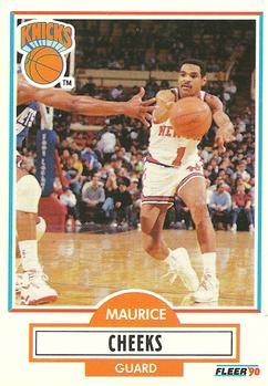 #124 Maurice Cheeks - New York Knicks - 1990-91 Fleer Basketball