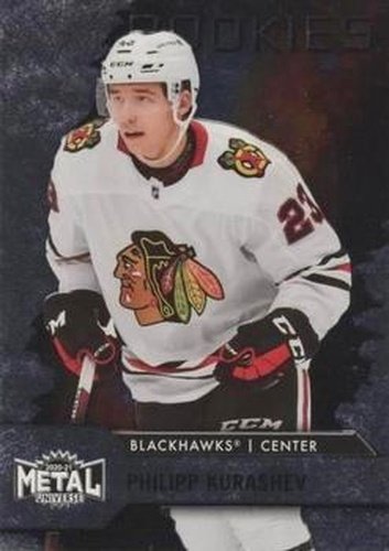 #124 Philipp Kurashev - Chicago Blackhawks - 2020-21 Skybox Metal Universe Hockey