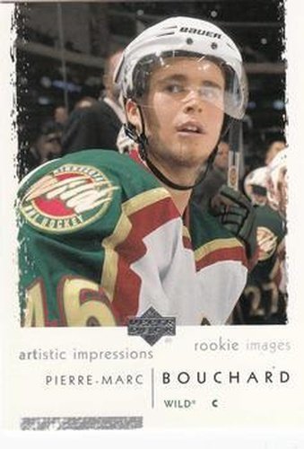#124 Pierre-Marc Bouchard - Minnesota Wild - 2002-03 UD Artistic Impressions Hockey