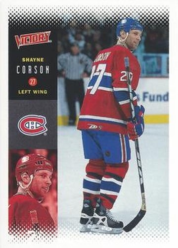 #124 Shayne Corson - Montreal Canadiens - 2000-01 Upper Deck Victory Hockey