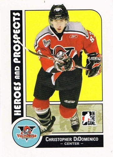 #124 Christopher DiDomenico - Drummondville Voltigeurs - 2008-09 In The Game Heroes and Prospects Hockey