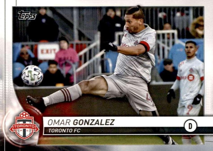 #124 Omar Gonzalez - Toronto FC - 2020 Topps MLS Soccer