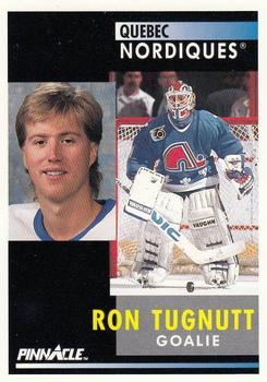 #124 Ron Tugnutt - Quebec Nordiques - 1991-92 Pinnacle Hockey