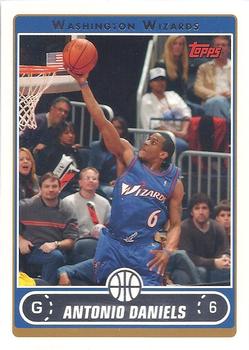 #124 Antonio Daniels - Washington Wizards - 2006-07 Topps Basketball