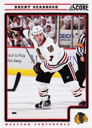#125 Brent Seabrook - Chicago Blackhawks - 2012-13 Score Hockey