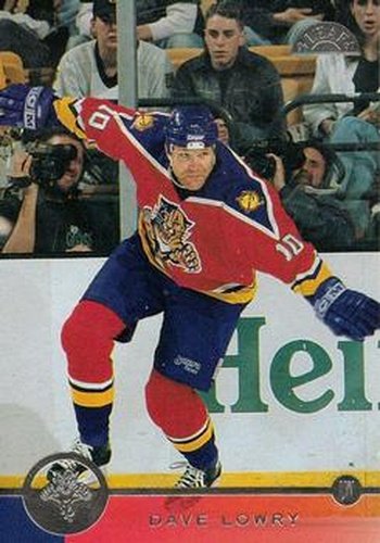 #125 Dave Lowry - Florida Panthers - 1996-97 Leaf Hockey