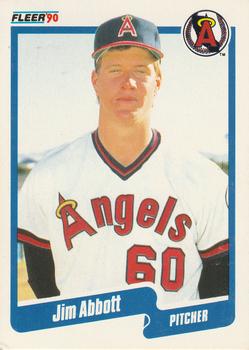 #125 Jim Abbott - California Angels - 1990 Fleer USA Baseball