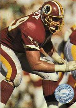 #125 Jim Lachey - Washington Redskins - 1991 Pro Set Platinum Football